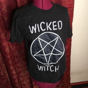 Wicked witch pentagram T-shirt